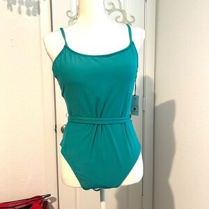 Adult women Aqua One-Piece Swimsuit